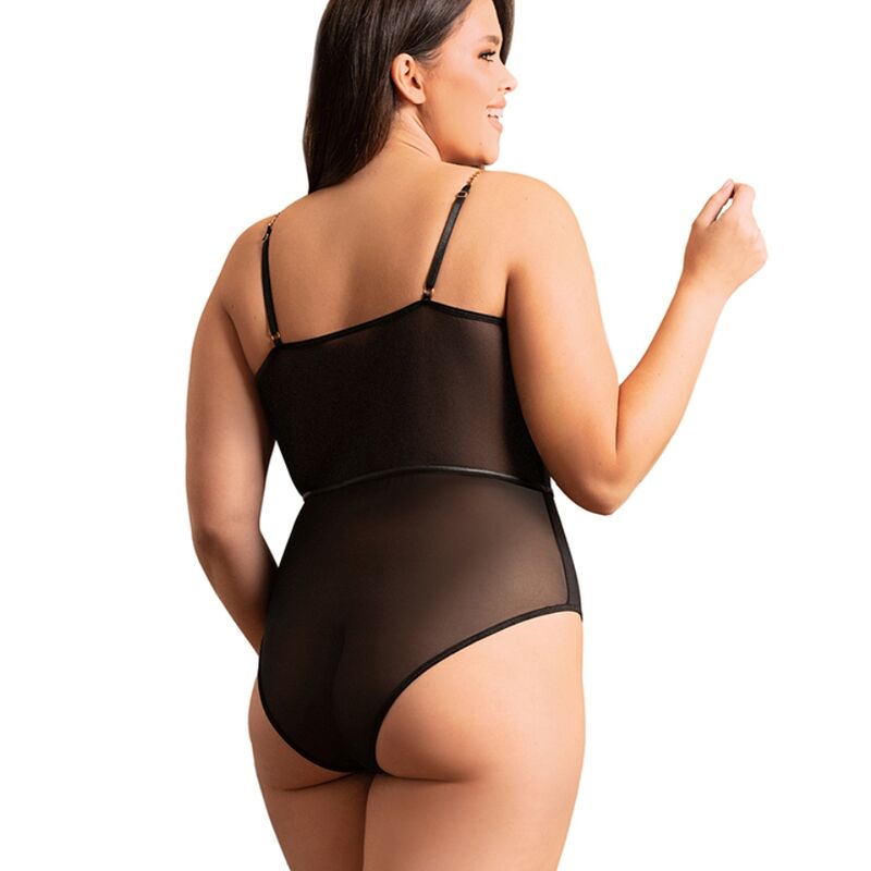 SUBBLIME - BODY NEGRO CON CORREAS DE CADENA L/XL