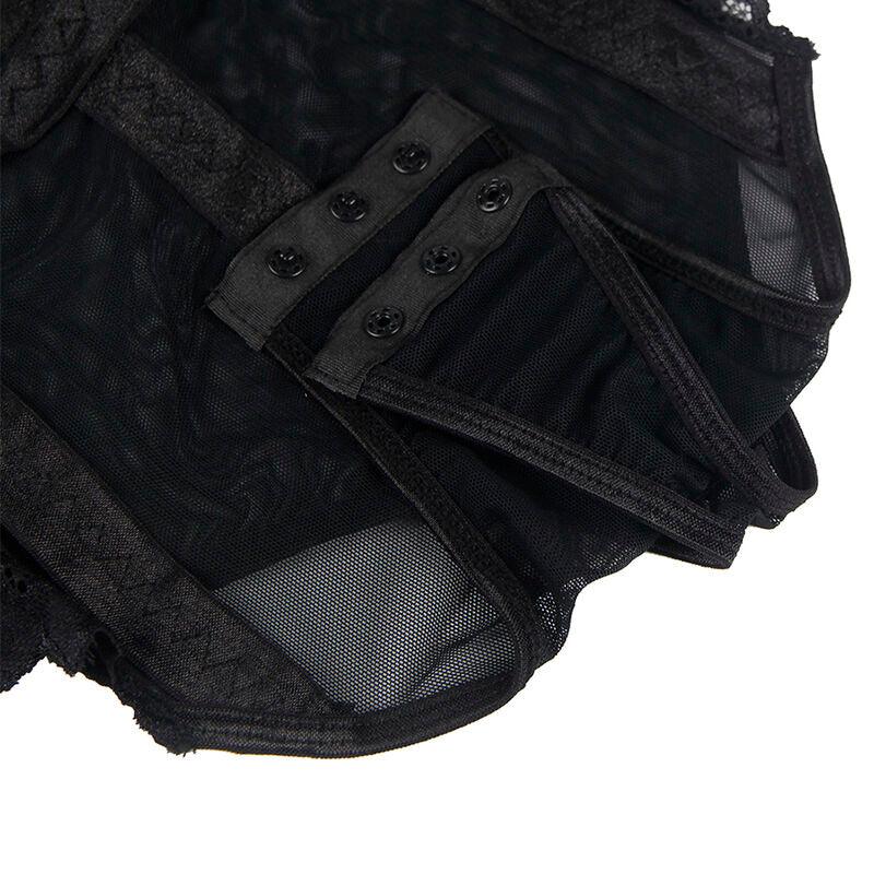 Subblime Teddy avec Jarretière Détail Poitrine Noir L/XL