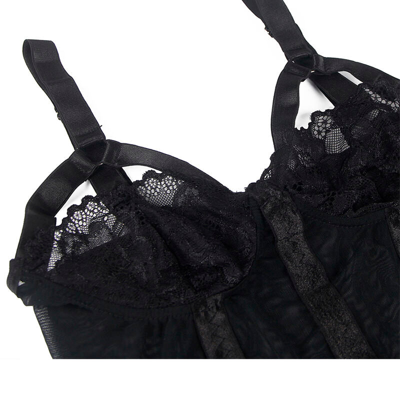 SUBBLIME - TEDDY CON LIGUERO DETALLE EN EL PECHO NEGRO L/XL
