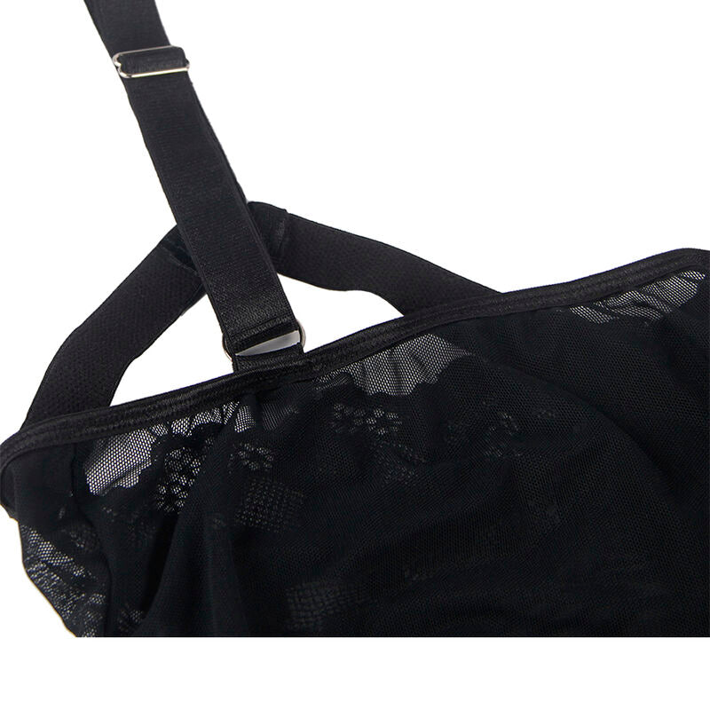 SUBBLIME - TEDDY CON LIGUERO DETALLE EN EL PECHO NEGRO L/XL