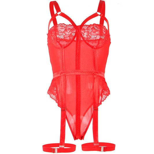 SUBBLIME - TEDDY CON LIGA DETALLE EN EL PECHO ROJO L/XL