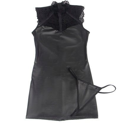 SUBBLIME - VESTIDO DE CUERO SEXY L/XL