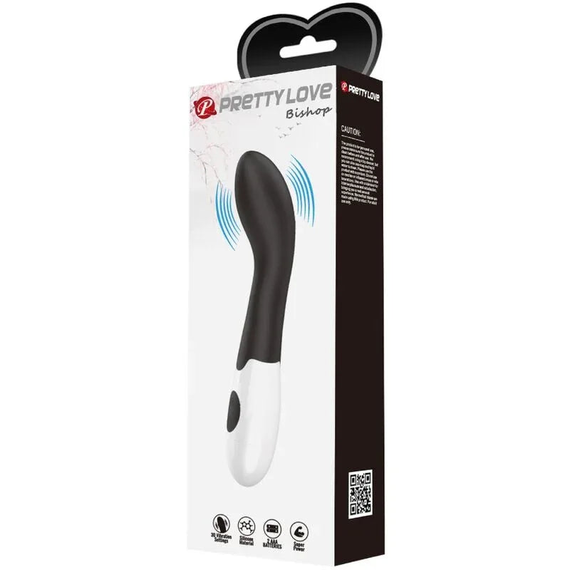 Pretty Love – Bishop Vibrateur Point G 30 Modes Noir