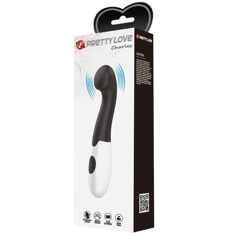 Pretty Love Charles Vibrateur Point G 30 Modes Noir