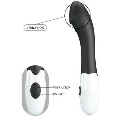 Pretty Love – Elemental Vibrateur Point G 30 Modes Noir