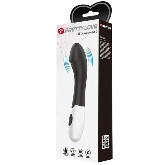 Pretty Love – Elemental Vibrateur Point G 30 Modes Noir