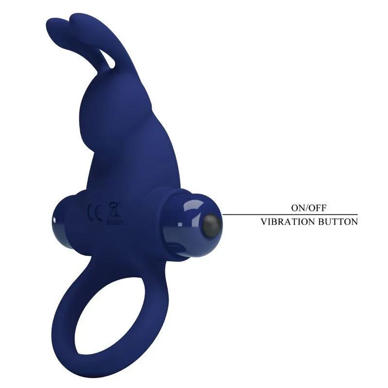 Pretty Love – Jiro Bague Lapin avec Vibration Bleu