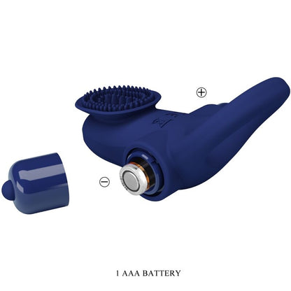 PRETTY LOVE - ANILLO VIBRADOR AZUL