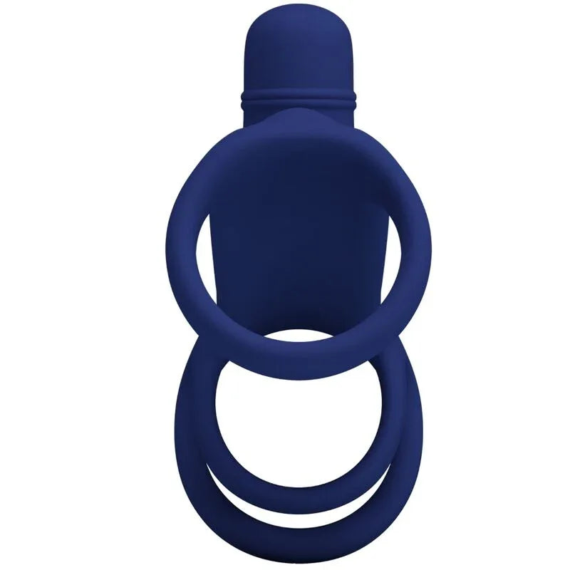 Pretty Love – Anneau Vibrant Elish avec Extension Bleu