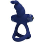 PRETTY LOVE - ANILLO VIBRADOR DOBLE LUCHITO CONEJO AZUL