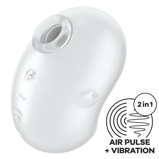 SATISFYER - VIBRADOR CUTIE GHOST POSER BLANCO