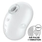 SATISFYER - CUTIE GHOST VIBRATEUR POSER WHITE