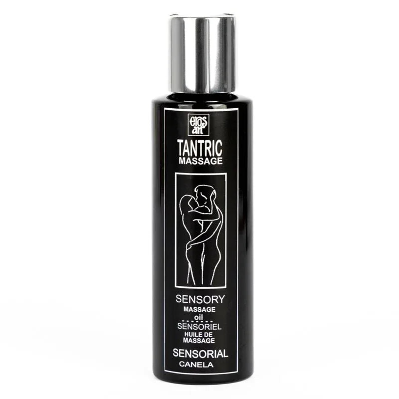 Eros Art – Huile de Massage Tantrique Naturelle et Cannelle Aphrodisiaque 100 ml