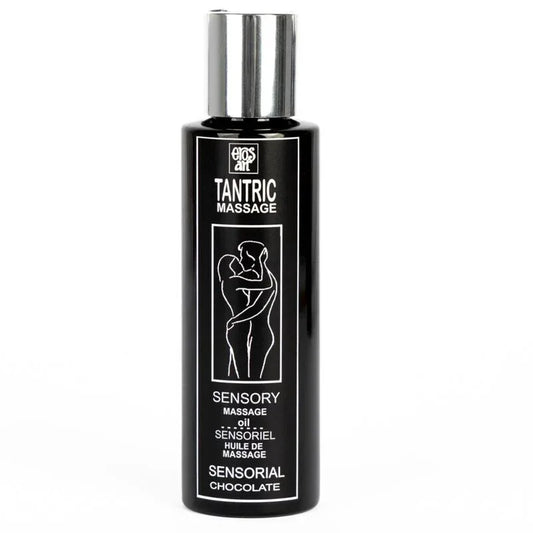 Eros Art – Huile de Massage Tantrique Naturelle et Aphrodisiaque au Chocolat 100 ml
