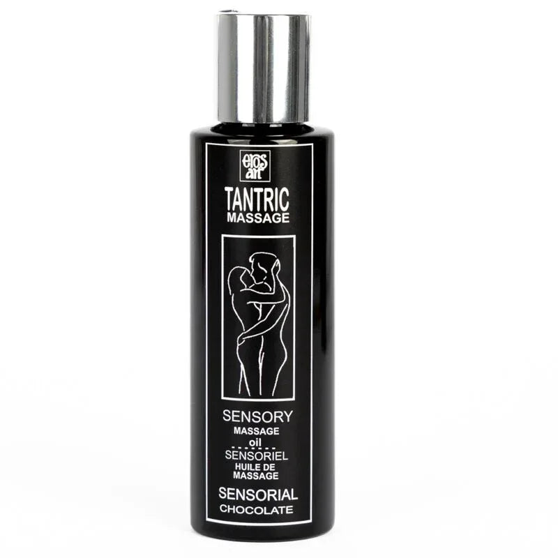 Eros Art – Huile de Massage Tantrique Naturelle et Aphrodisiaque au Chocolat 100 ml