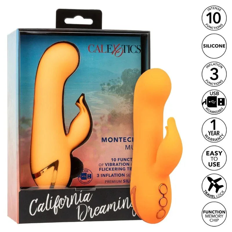 Calexotics – Montecito Muse Vibrateur Lapin Orange Par California Dreaming