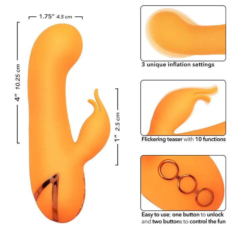 Calexotics – Montecito Muse Vibrateur Lapin Orange Par California Dreaming