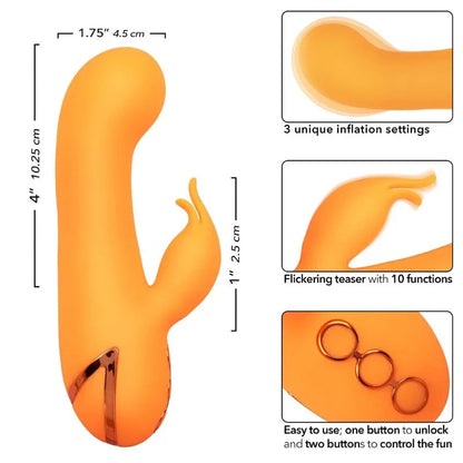 Calexotics – Montecito Muse Vibrateur Lapin Orange Par California Dreaming