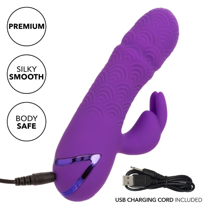 CALEXOTICS - VIBRADOR MANHATTAN BEACH MARVEL PURPLE RABBIT DE CALIFORNIA DREAMING