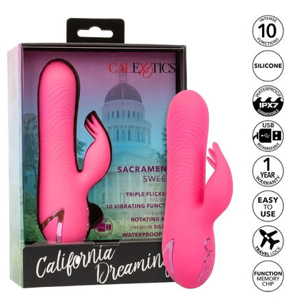 Calexotics – Sacramento Sweetie Vibrateur Lapin Rose Par California Dreaming