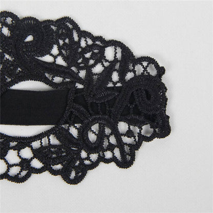 Masque en dentelle noir – Queen Lingerie