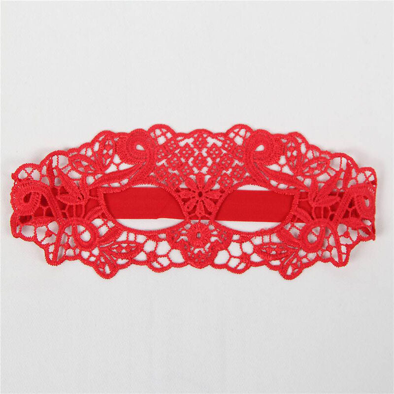 Masque dentelle rouge – Queen Lingerie