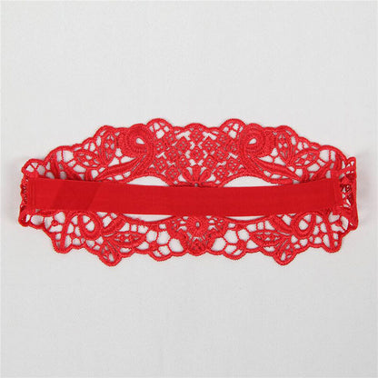 Masque dentelle rouge – Queen Lingerie
