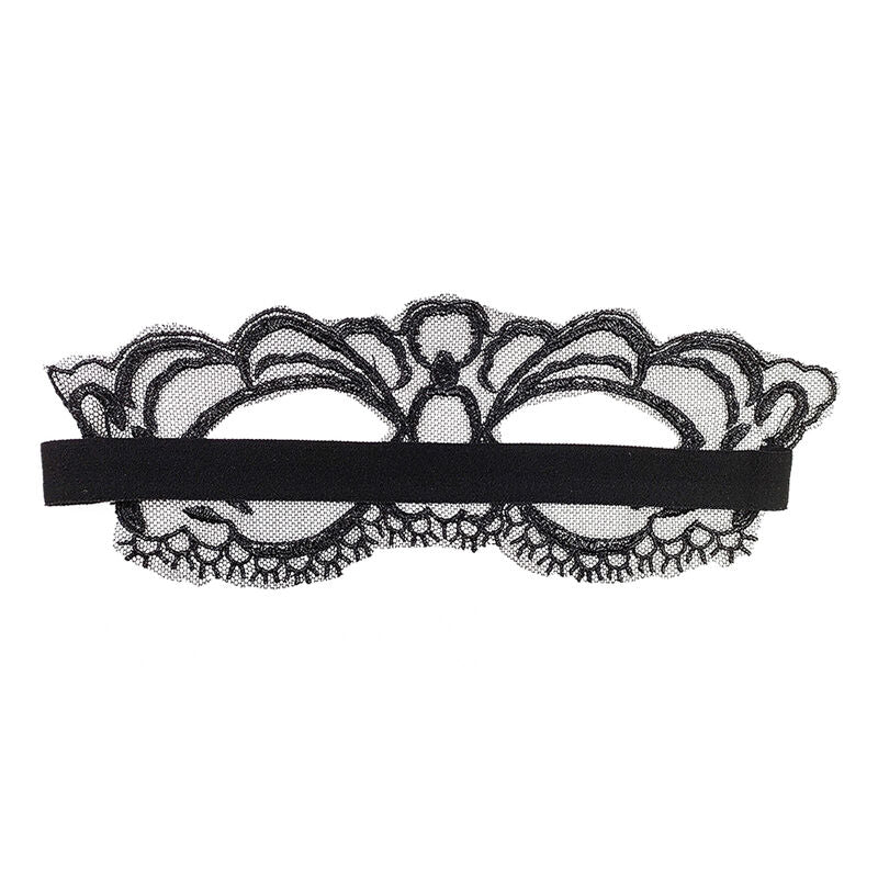Masque fine dentelle noir – Queen Lingerie