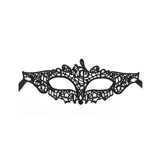 Masque en dentelle noir modèle 2 – Queen Lingerie