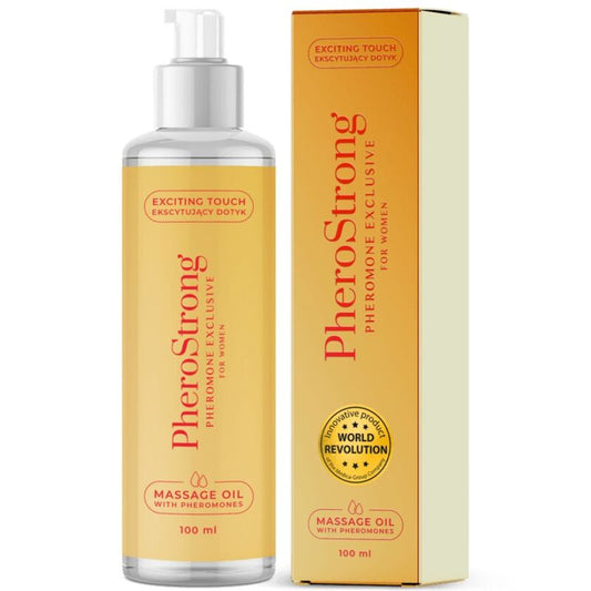 PHEROSTRONG - HUILE DE MASSAGE EXCLUSIVE FOR FEMMES 100 ML