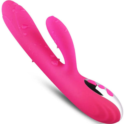 ARMONY - VIBRATEUR &amp; STIMULATEUR FLEXIBLE EFFET CHALEUR FUCHSIA