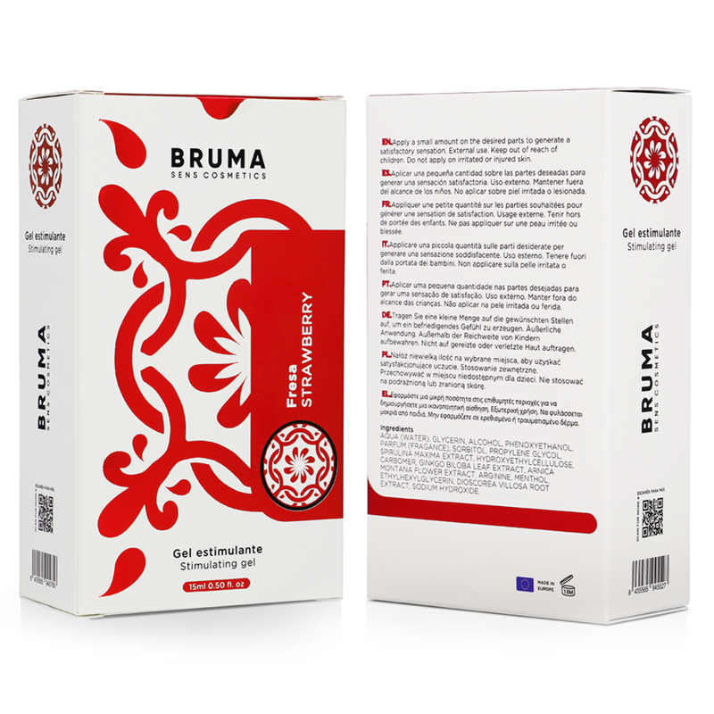 Baume intensifiant saveur fraise 15 ml – Bruma