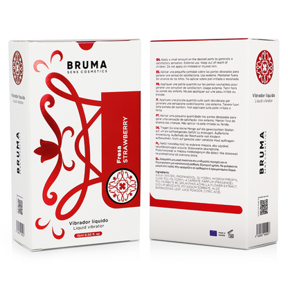 Vibrateur liquide ultra glissant fraise 15 ml – Bruma
