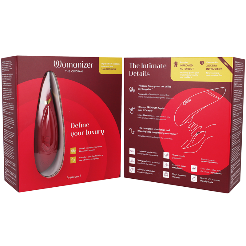 Stimulateur clitoridien stimulateur clitoral premium 2 bordeaux – Womanizer