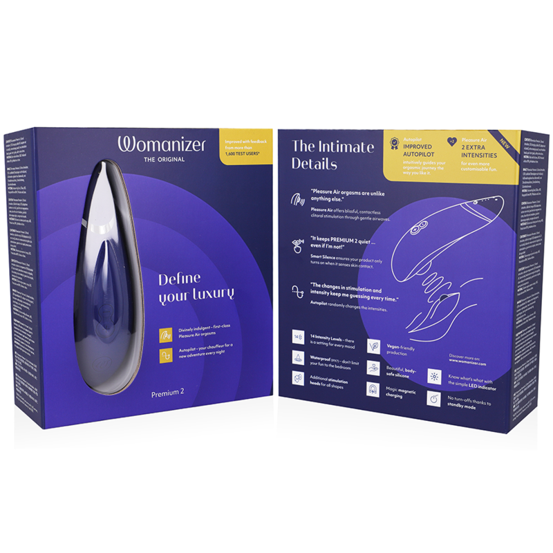 Stimulateur clitoridien stimulateur clitoral premium 2 blueberry – Womanizer
