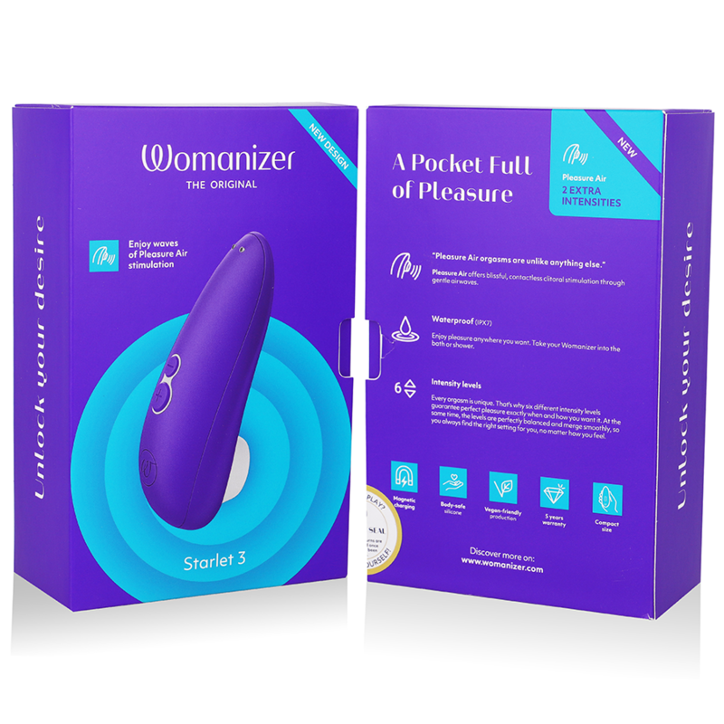 Stimulateur clitoridien stimulateur clitoral starlet 3 indigo – Womanizer