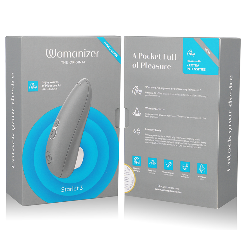 Stimulateur clitoridien stimulateur clitoral starlet 3 gris – Womanizer