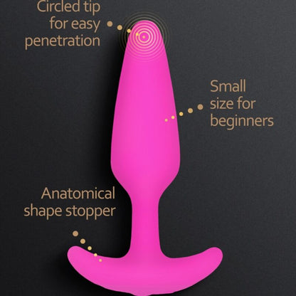 G-VIBE - GPLUG VIBRADOR ANAL PLUG XS FUCSIA