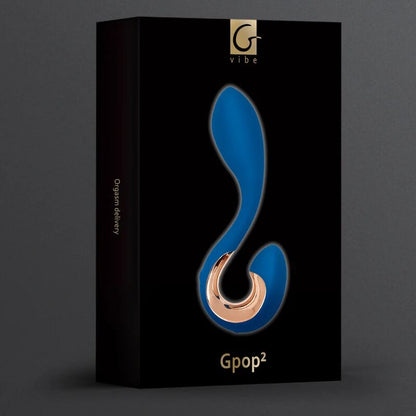 G-VIBE - GPOP 2 G AND P DOT VIBRADOR AZUL ÍNDIGO