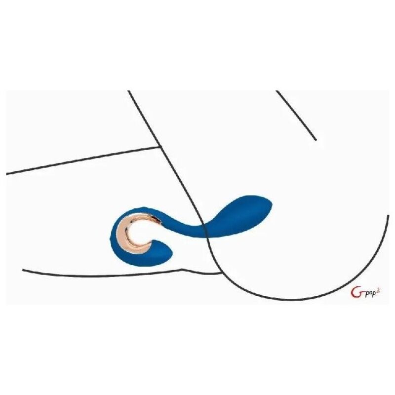 G-VIBE - GPOP 2 G AND P DOT VIBRADOR AZUL ÍNDIGO