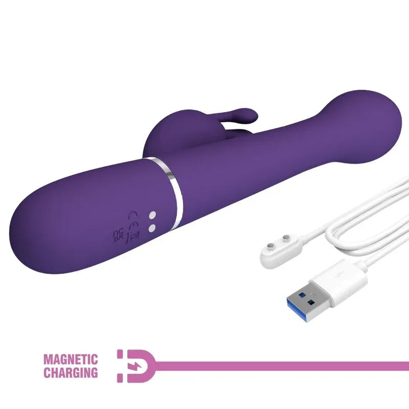 Pretty Love – Dejon Vibrateur Rabbit 3 en 1 Multifonction Violet