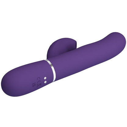 PRETTY LOVE - VIBRADOR DE PUNTO G MULTIFUNCIÓN PERLITA 3 EN 1 MORADO