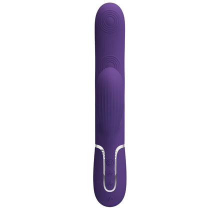 PRETTY LOVE - VIBRADOR DE PUNTO G MULTIFUNCIÓN PERLITA 3 EN 1 MORADO