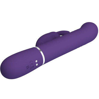 PRETTY LOVE - COALE VIBRADOR CONEJO 4 EN 1 MORADO