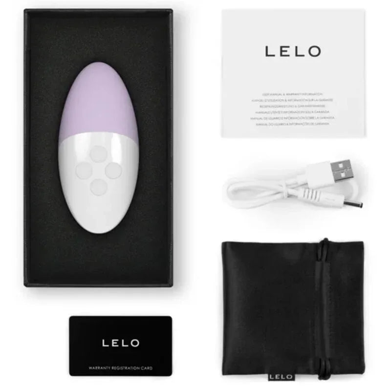 Lelo – Siri 3 Masseur Clitoris Calme Lavande – Stimulation Immédiate & Plaisir Extrême