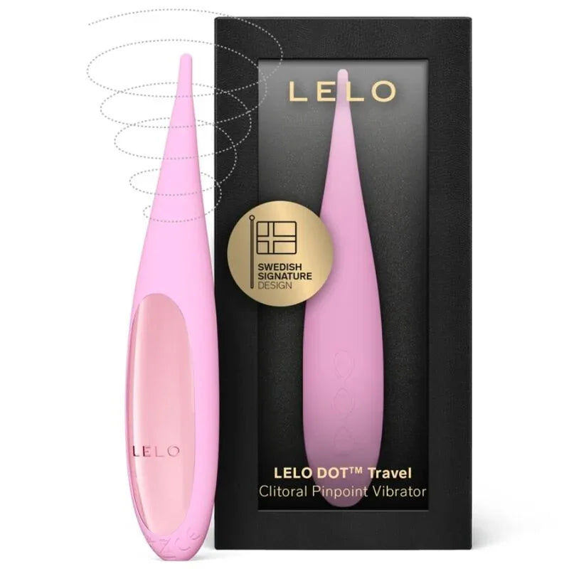 Lelo – Dot Travel Stimulateur de Clitoris Rose – Stimulation Immédiate & Plaisir Extrême