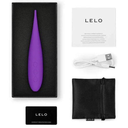 Lelo – Dot Travel Stimulateur de Clitoris Violet – Stimulation Immédiate & Plaisir Extrême