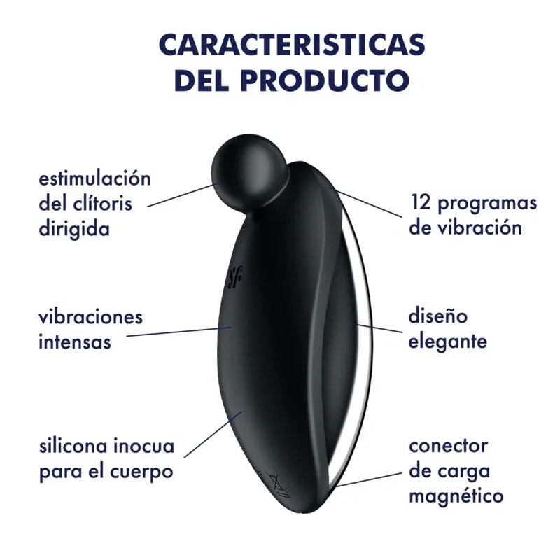 Satisfyer – Spot On 2 Vibrateur Lay On Noir