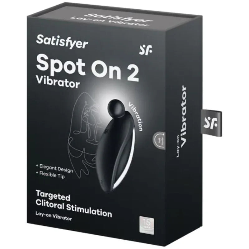 Satisfyer – Spot On 2 Vibrateur Lay On Noir