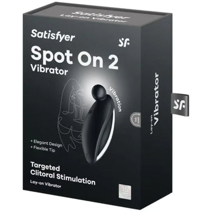 Satisfyer – Spot On 2 Vibrateur Lay On Noir